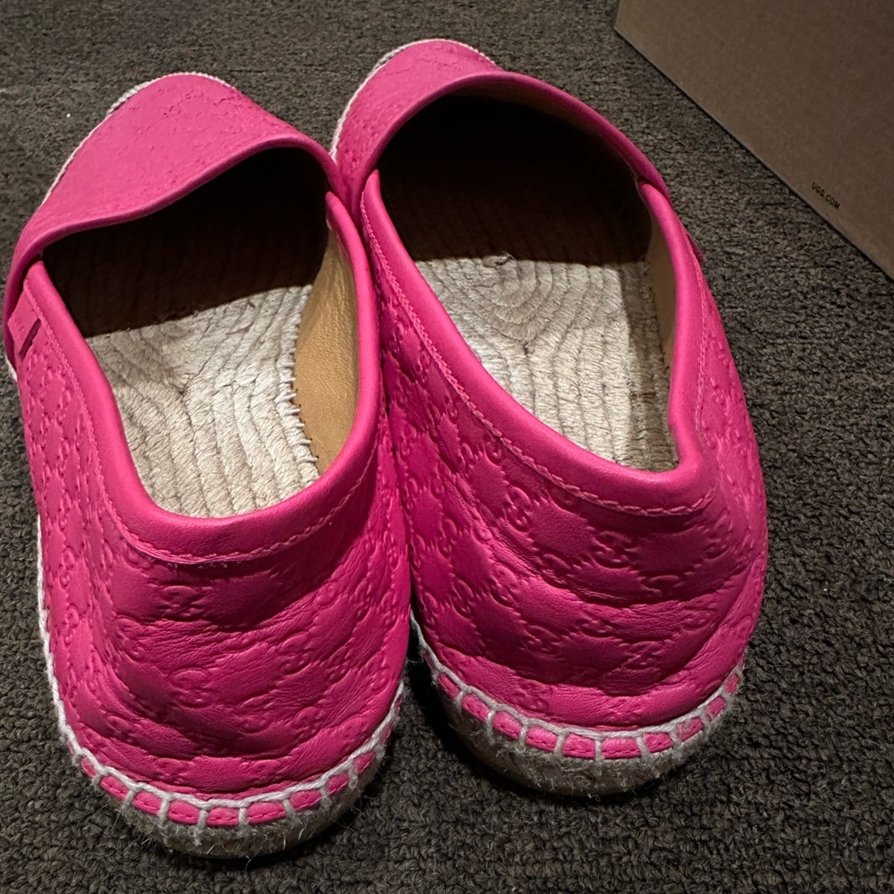 Authentic Gucci Monogram Espadrilles - image 4